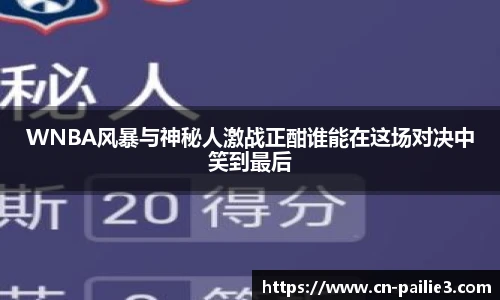 WNBA风暴与神秘人激战正酣谁能在这场对决中笑到最后